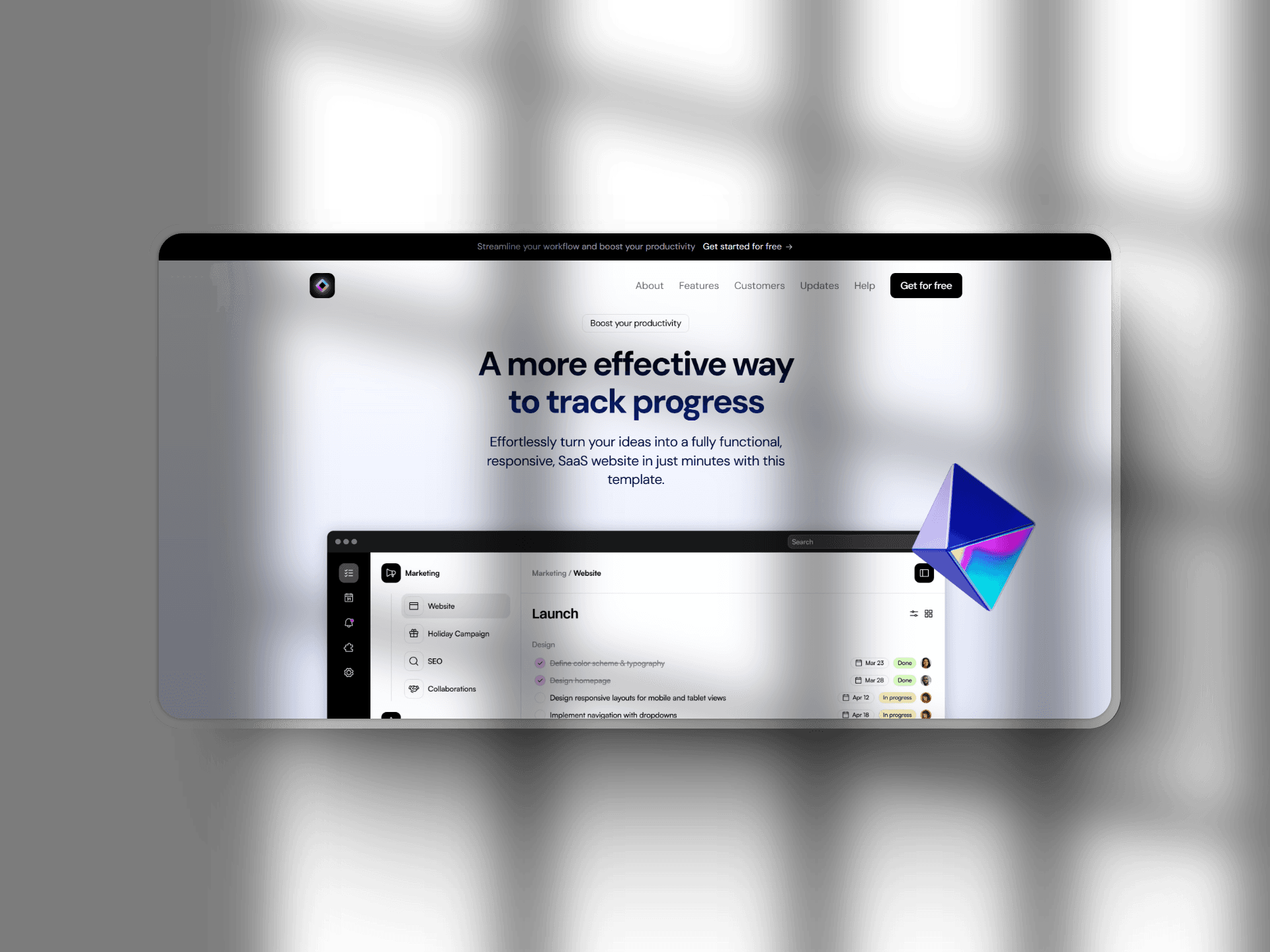 Saas Landing Page